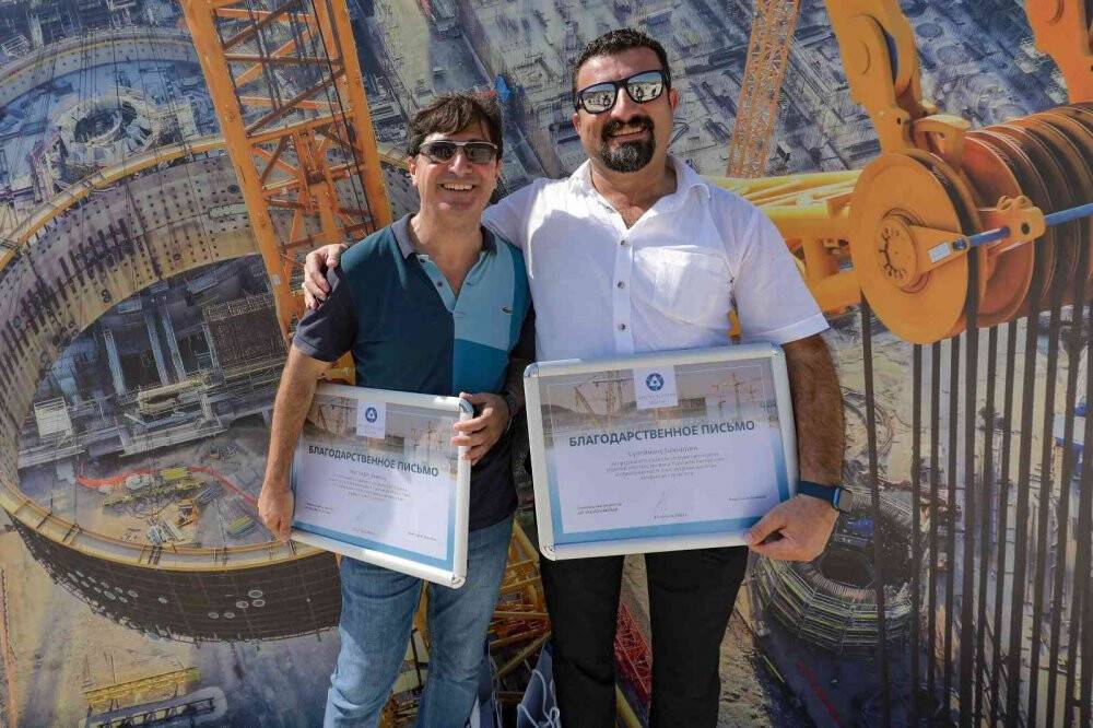 Akkuyu NGS sahasında Türk inşaatçılar ödüllendirildi