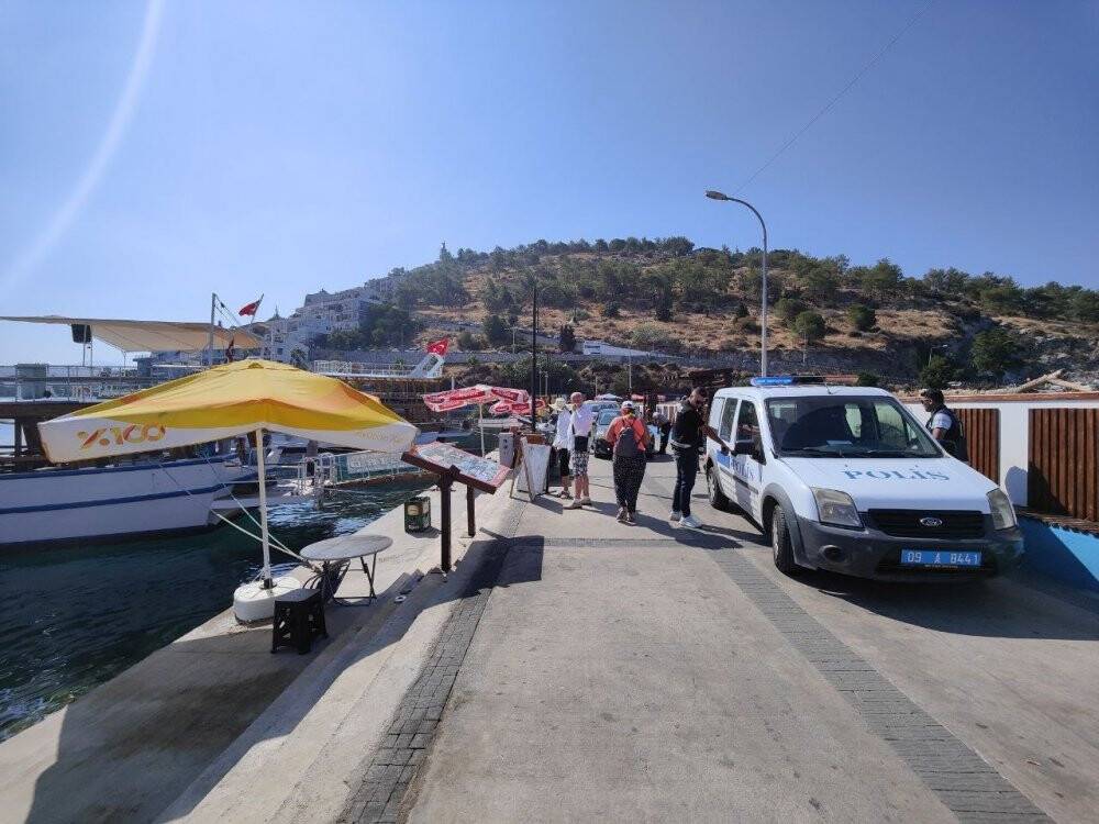 Teknenin pervanesi ayağını kopardı