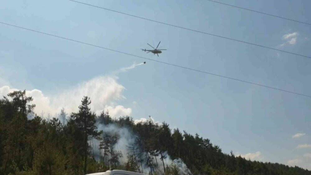 Bursa’da orman yangını için müthiş seferberlik...Yangın kontrol altında