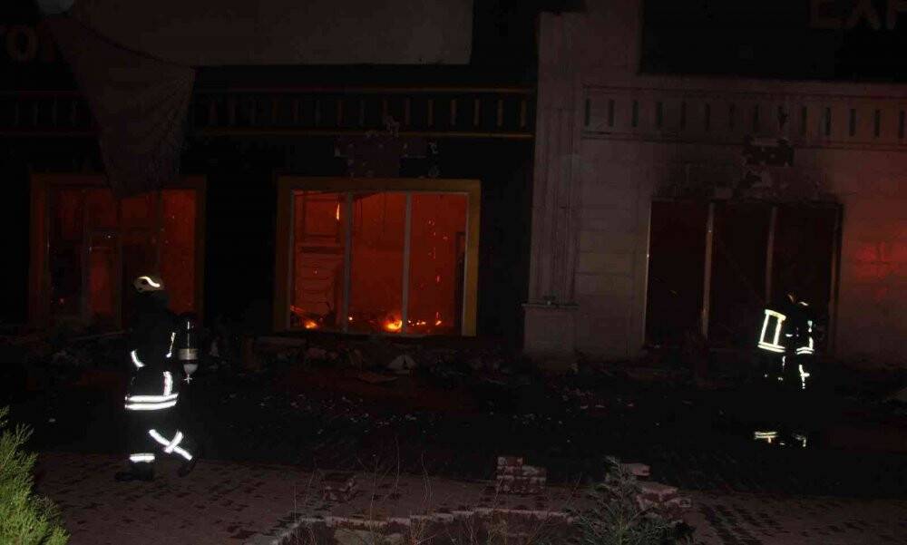 Kayseri’de fabrika yangını