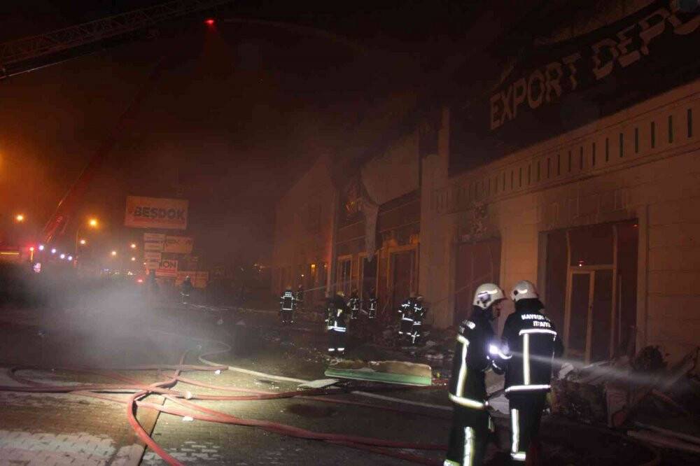 Kayseri’de fabrika yangını