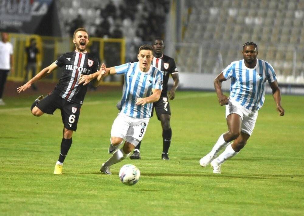 Spor Toto 1. Lig: Erzurumspor FK: 2 - Samsunspor: 2
