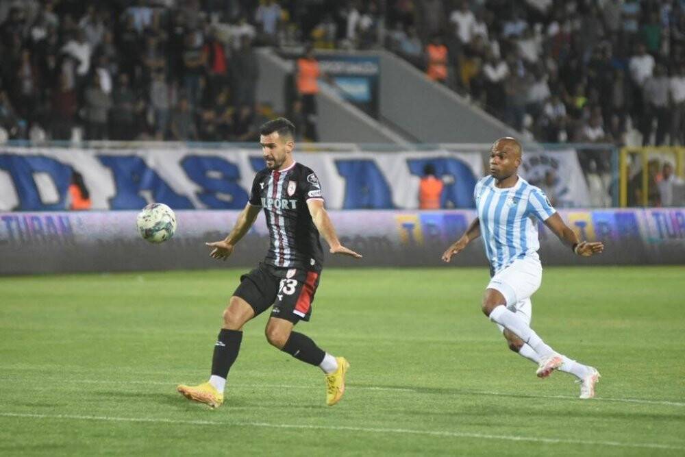 Spor Toto 1. Lig: Erzurumspor FK: 2 - Samsunspor: 2