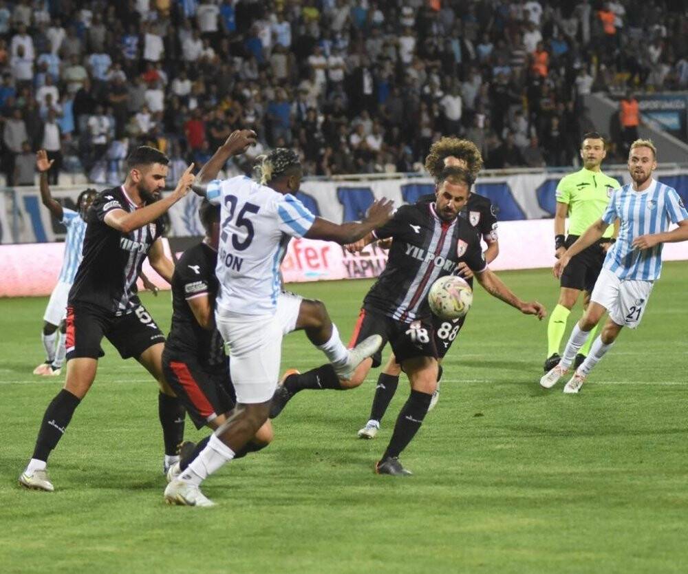 Spor Toto 1. Lig: Erzurumspor FK: 2 - Samsunspor: 2