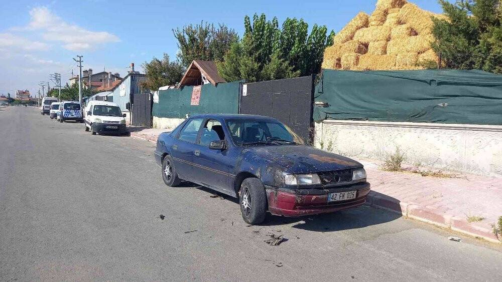 Tüp bayisinde, tüpten sızan gaz sıkışarak parladı