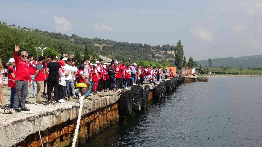 Türk Kızılayı’ndan Halep vapuruna anı dalışı