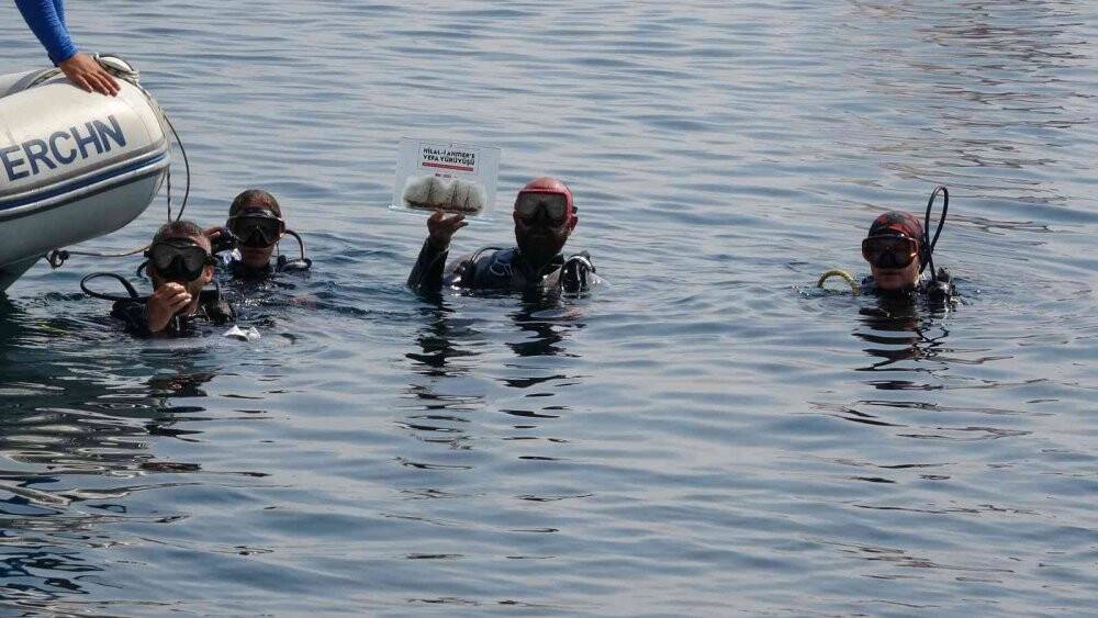 Türk Kızılayı’ndan Halep vapuruna anı dalışı