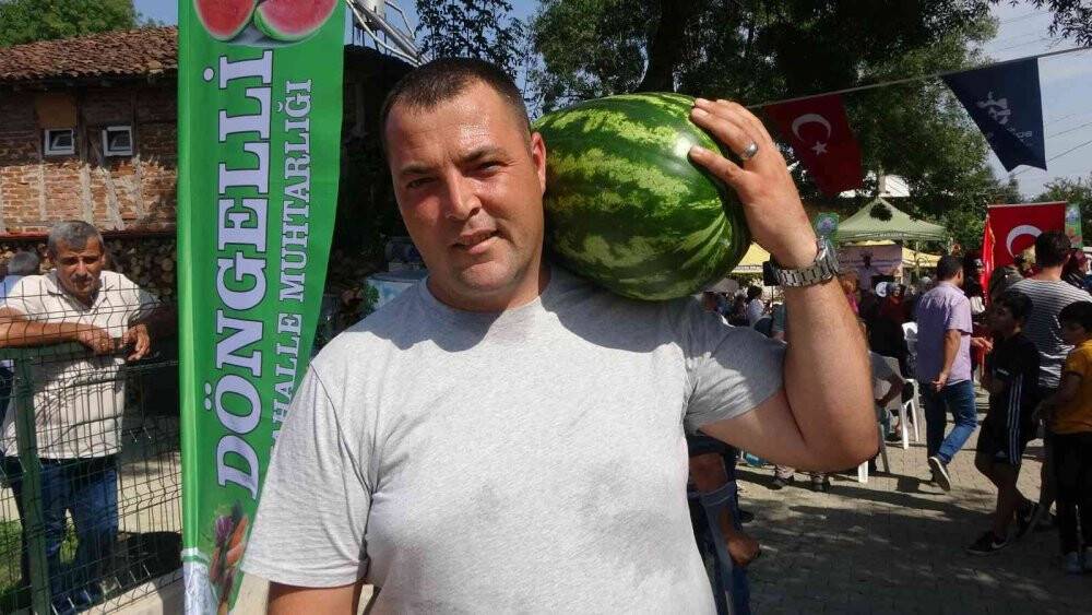 Karpuz Festivali renkli görüntülere sahne oldu, en ağır karpuz seçildi