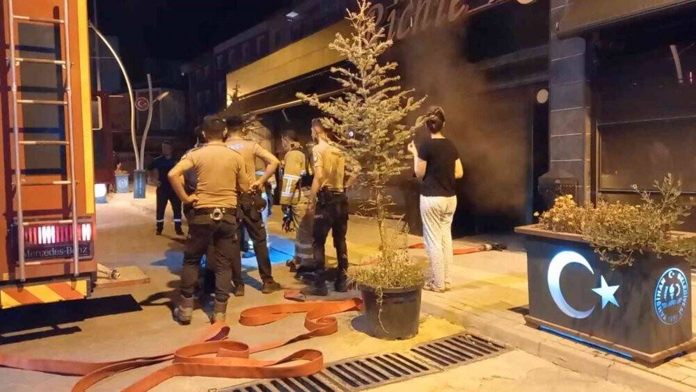 Kırıkkale’de kafe yangını