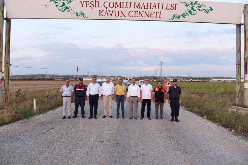 Kavun diyarında hasat yapıldı