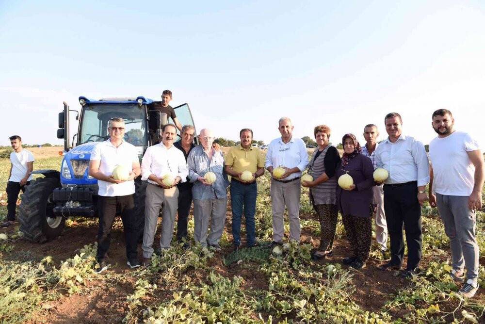 Kavun diyarında hasat yapıldı