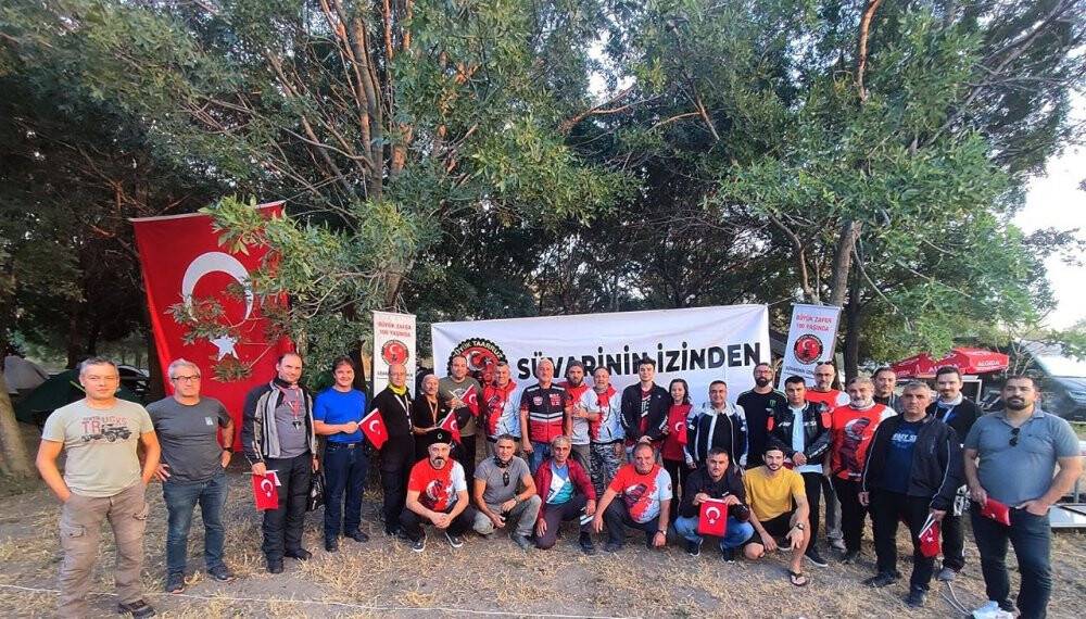 Motosiklet tutkunları “Süvarinin İzinden" etkinliğine katıldı