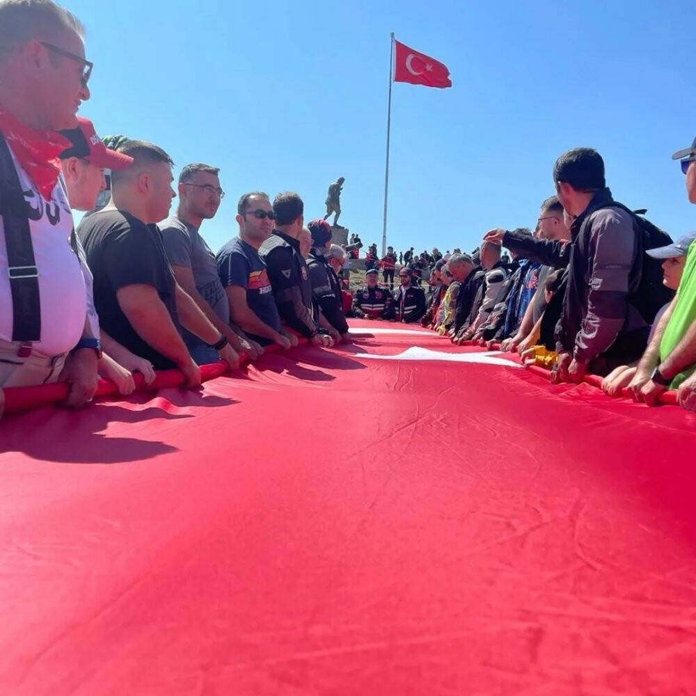 Motosiklet tutkunları “Süvarinin İzinden" etkinliğine katıldı