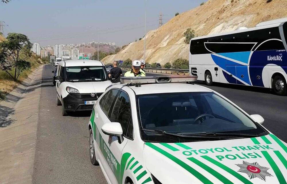 Emniyet şeridi kurnazları polisten kaçamadı