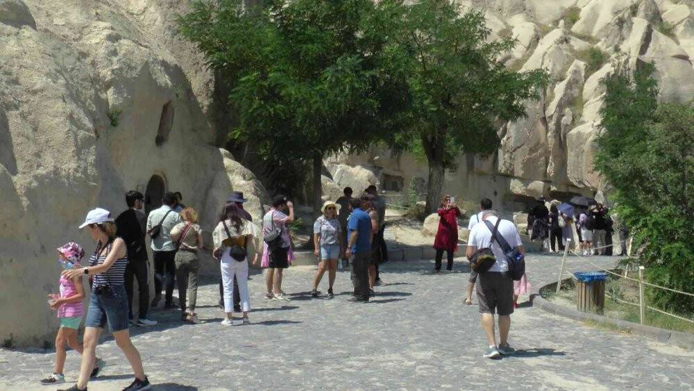 Kapadokya’daki ören yerlerini ziyaret eden turist sayısı 2,5 milyonu geçti