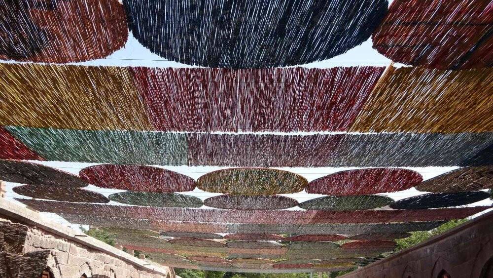 3.5 asırlık çarşı ’çiçek’ açtı