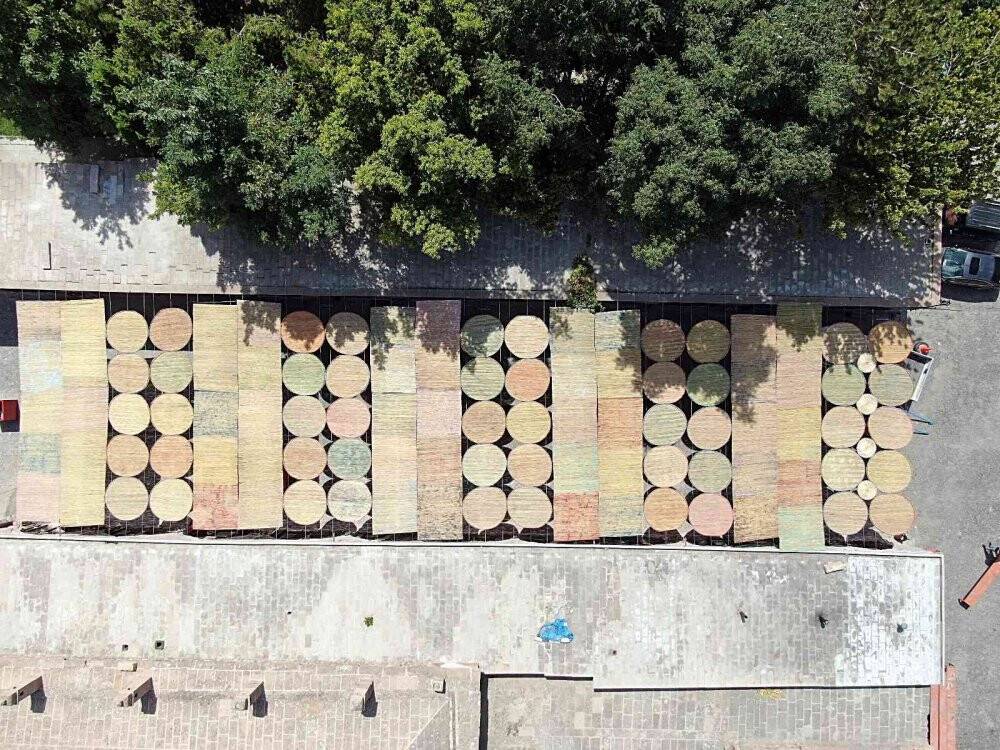 3.5 asırlık çarşı ’çiçek’ açtı