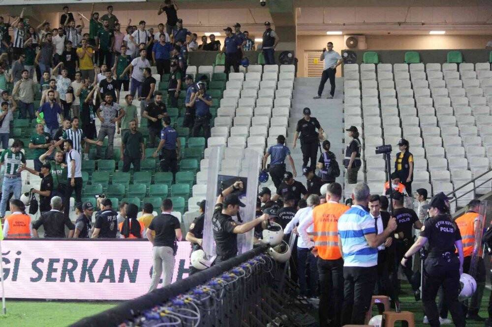 Giresun’da maç sonu çıkan olaylarda bazı taraftarlar yaralandı