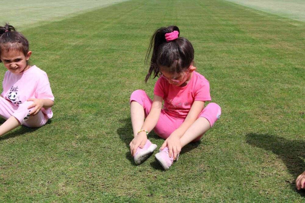 Gümüşhaneli çocuklar ilk kez cimnastik sporuyla tanıştı