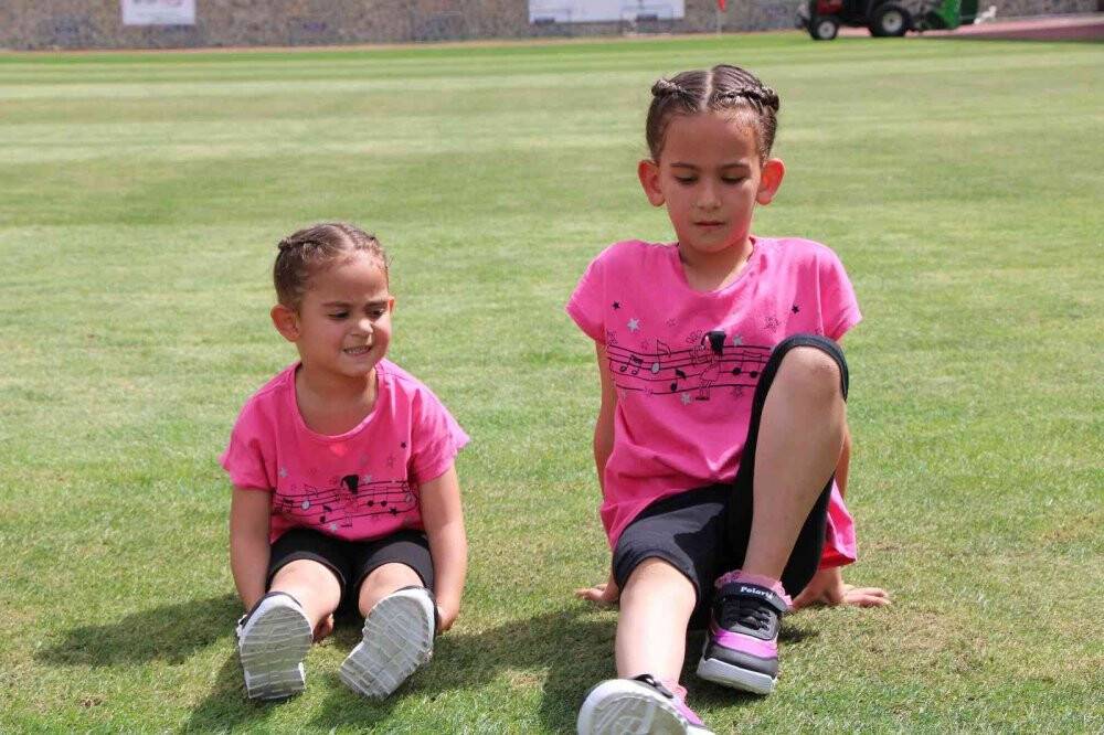 Gümüşhaneli çocuklar ilk kez cimnastik sporuyla tanıştı
