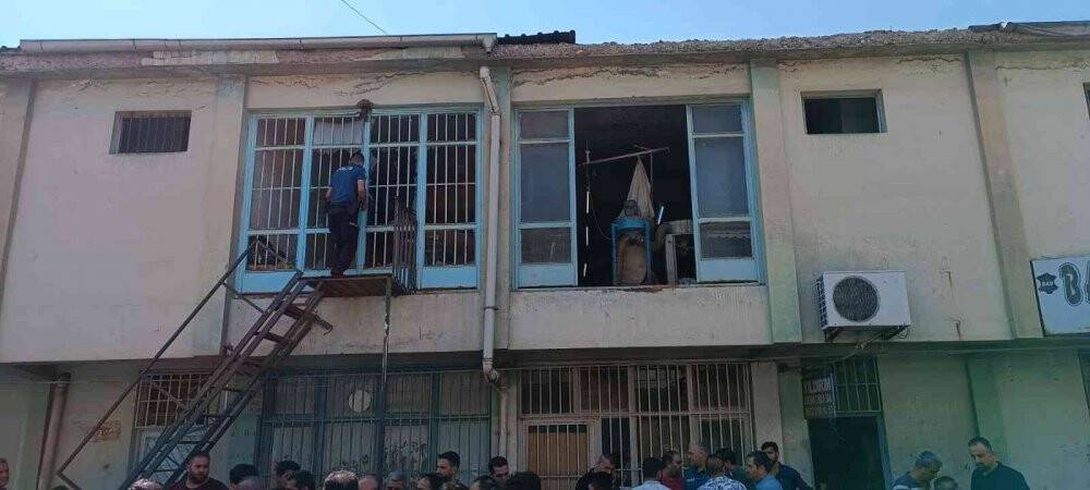 Ayakkabı atölyesinde patlama: 1 ölü, 1 yaralı