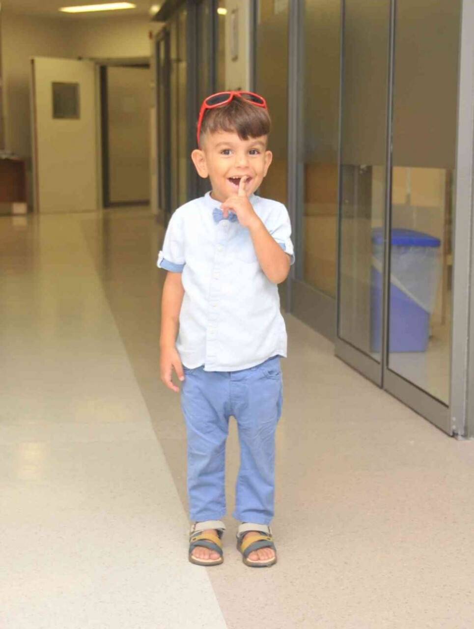 600 gram doğan Hasan, hastane personelini hiç unutmuyor