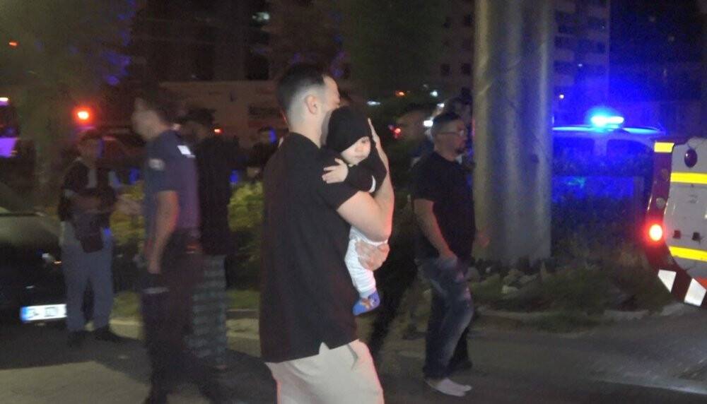 Lüks otelde yangın paniği