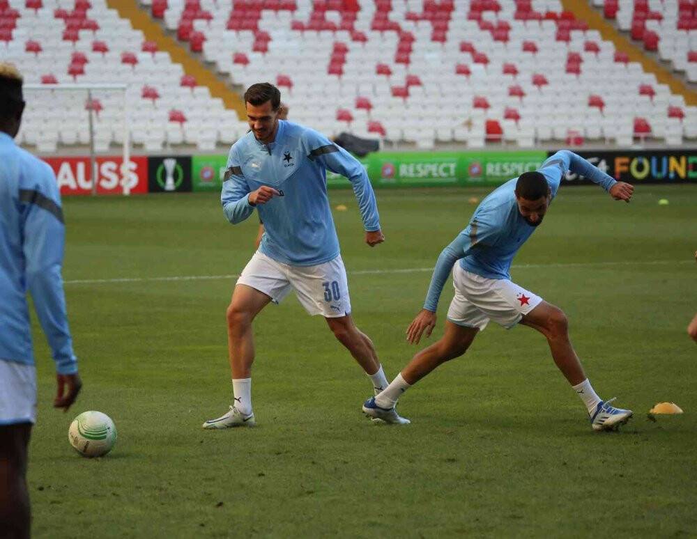 Slavia Prag, Sivasspor maçı hazırlıklarını tamamladı