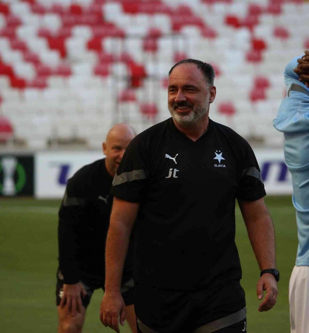 Slavia Prag, Sivasspor maçı hazırlıklarını tamamladı