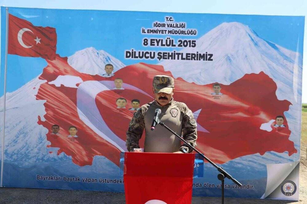 Iğdır’da 7 yıl önce PKK’nın hain saldırısında şehit olan 13 polis anıldı
