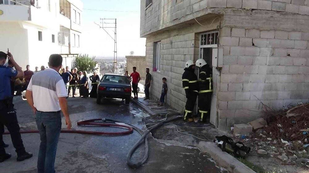 Kilis’te ev yangını