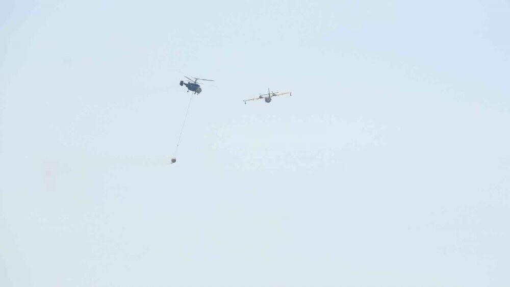 Mersin’deki orman yangınında soğutma çalışmaları sürüyor