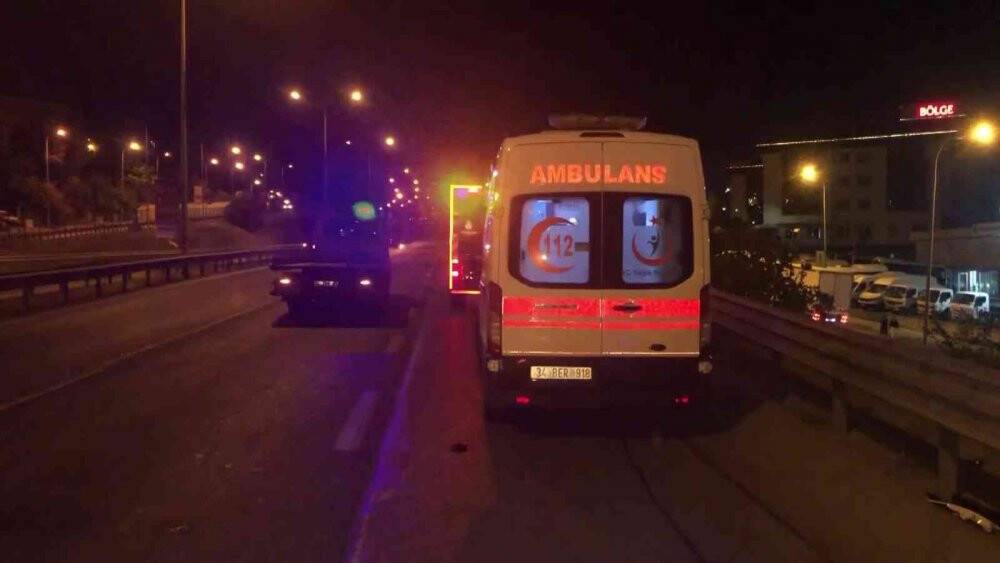 Pendik E-5’te kaza: 1 ölü, 3 yaralı