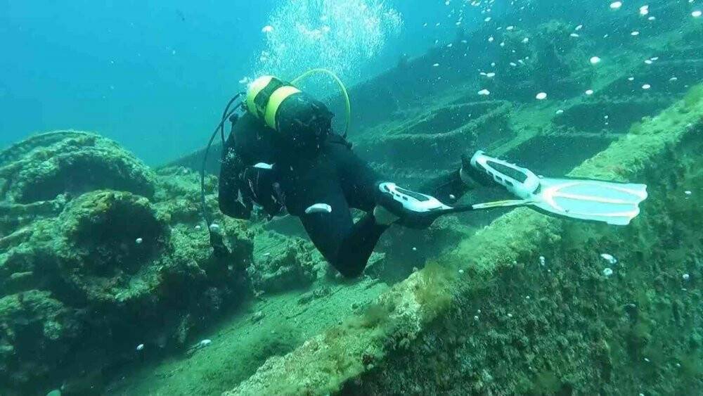 Yunanlılara kafa tutan Türk balıkçı, Çanakkale Savaşları’ndan kalma ‘Lundy’ batığına daldı