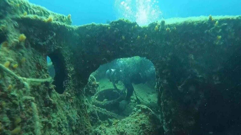Yunanlılara kafa tutan Türk balıkçı, Çanakkale Savaşları’ndan kalma ‘Lundy’ batığına daldı