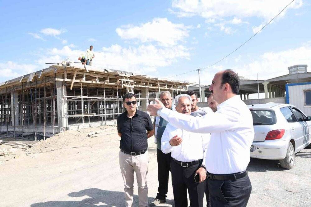 Başkan Altay Akşehir hayvan barınağı ve bakımevi inşaatını inceledi