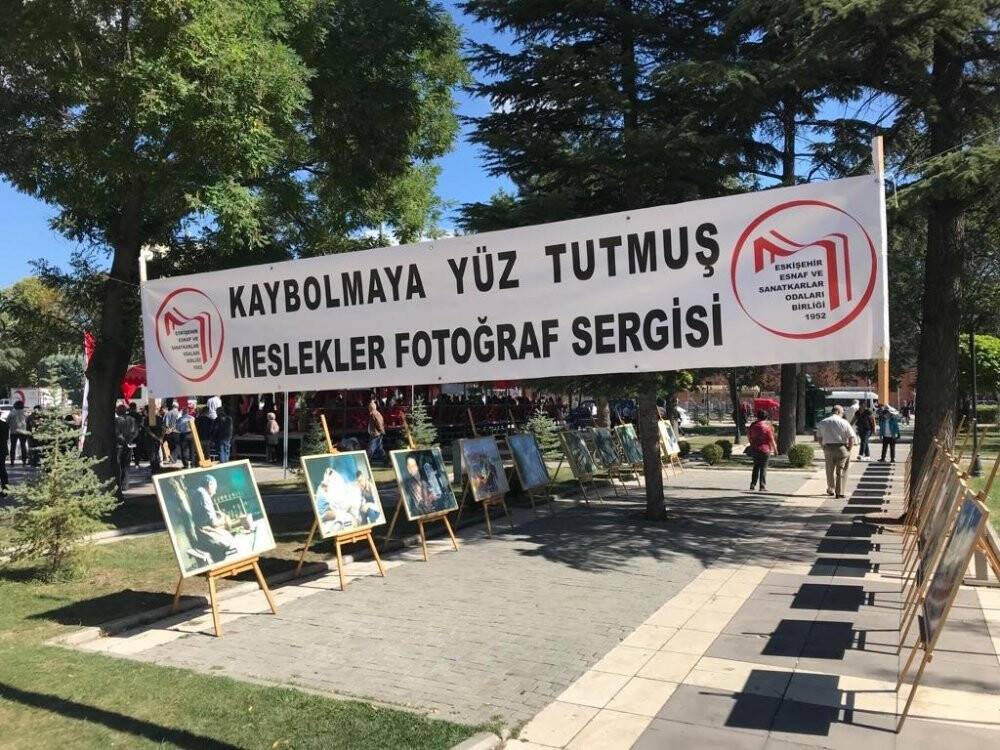 Unutulmaya yüz tutan meslekler bu sergide gün yüzüne çıktı