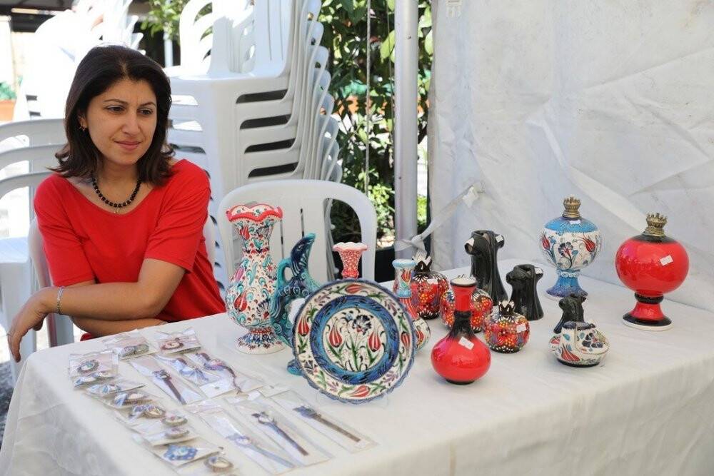 Kadınların el emeği ürünleri bu festivalde kazanca dönüşüyor
