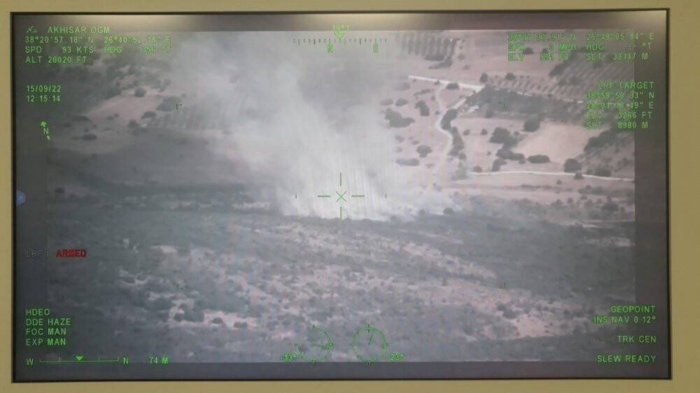 İzmir’de makilik alandaki yangın kontrol altında