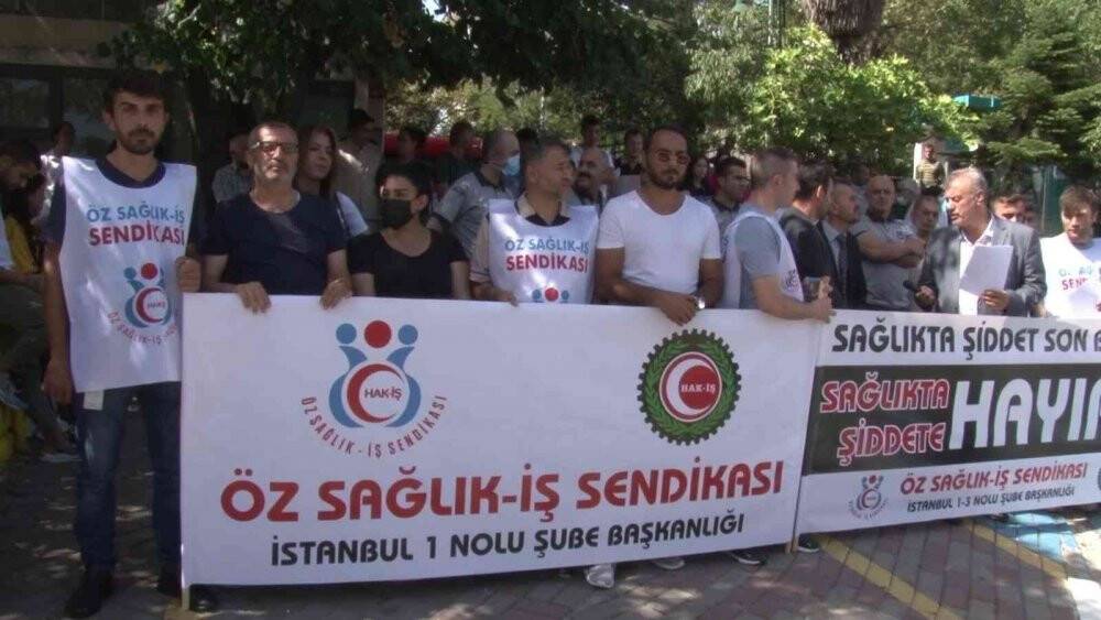 Görevi başında öldürülen güvenlik görevlisi için Kadıköy’de basın açıklaması gerçekleştirildi