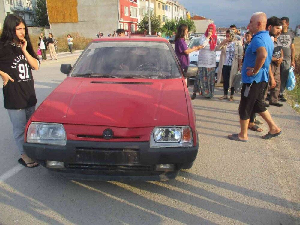 Kazada hayatını kaybeden çocuk gözyaşları arasında toprağa verildi