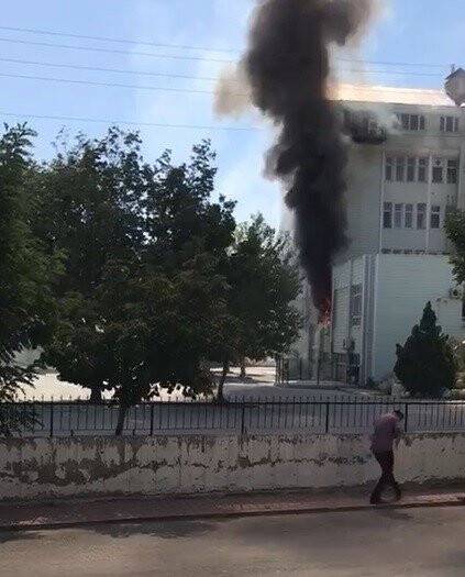 Sağlık merkezinde çıkan yangın söndürüldü