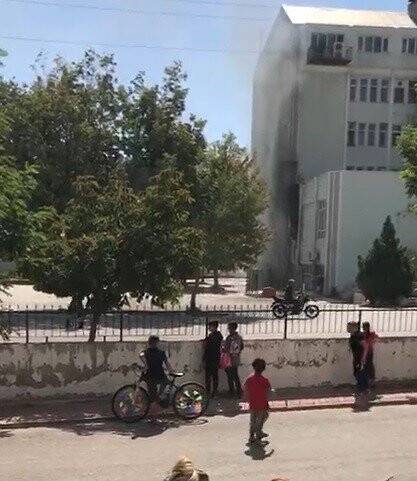 Sağlık merkezinde çıkan yangın söndürüldü