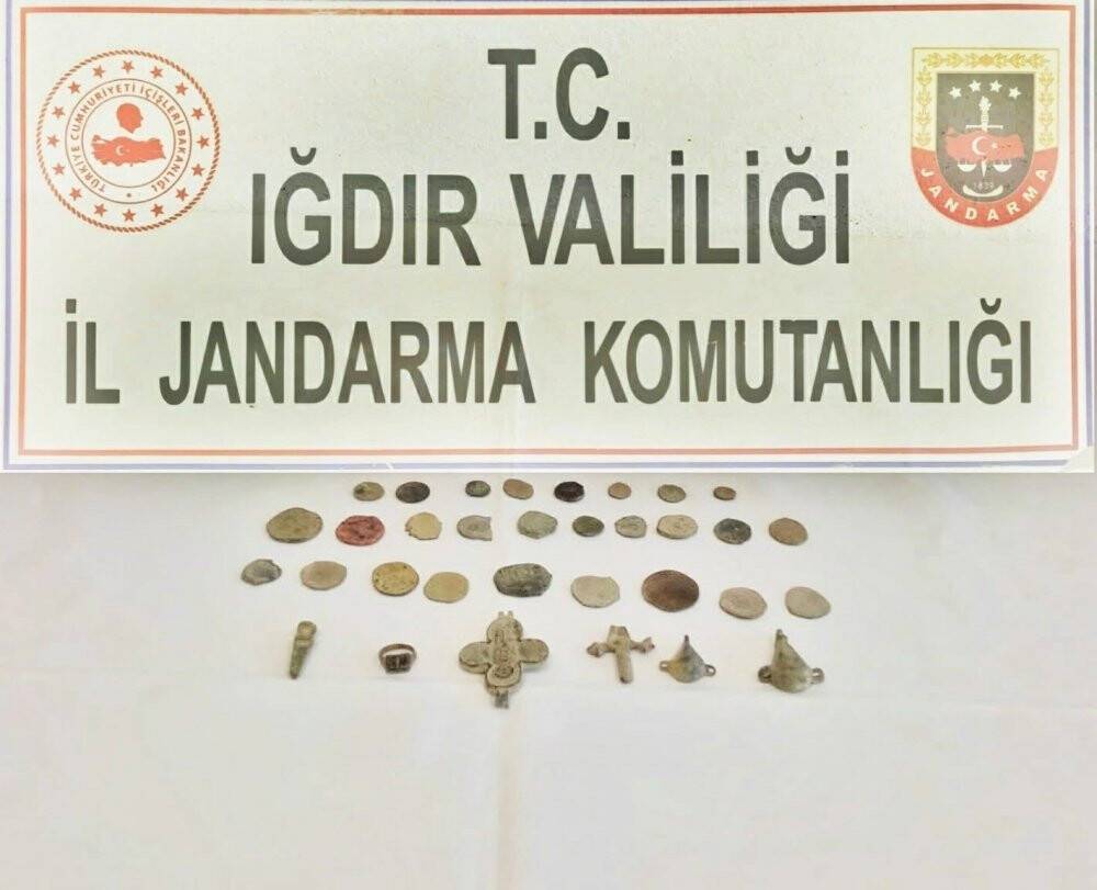 Iğdır’da tarihi eser ve silah kaçakçılığı operasyonu: 4 gözaltı