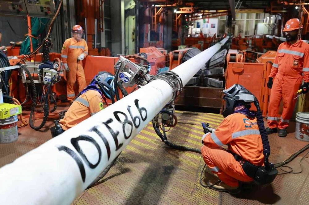 Karadeniz doğal gazının karaya taşınması için çalışmalar devam ediyor