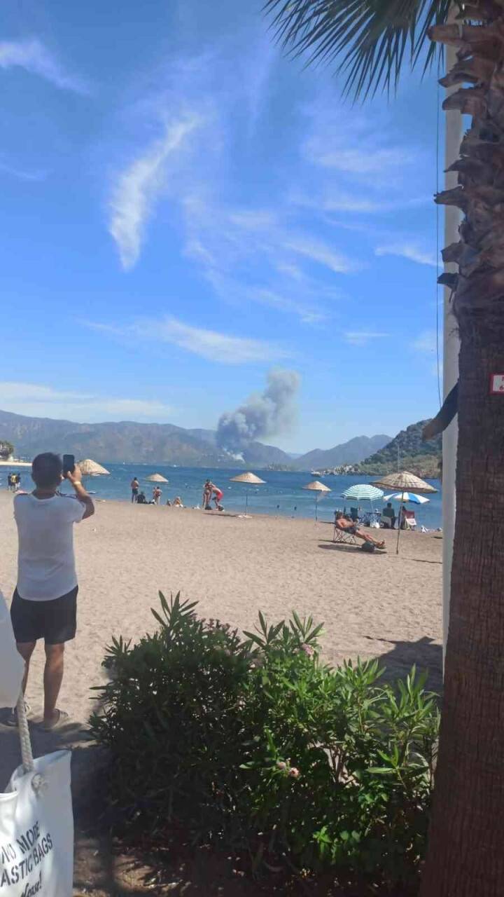 Marmaris’te orman yangını