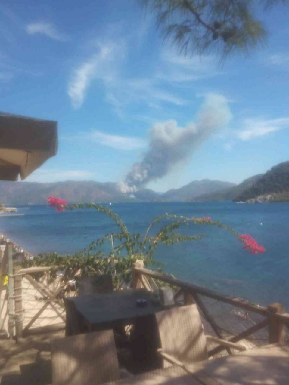 Marmaris’te orman yangını