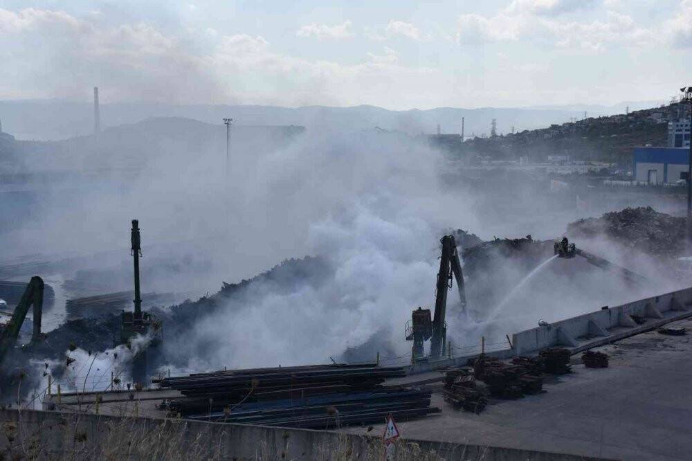 Hurdalıkta çıkan yangın 55 saatlik çalışmayla söndürüldü