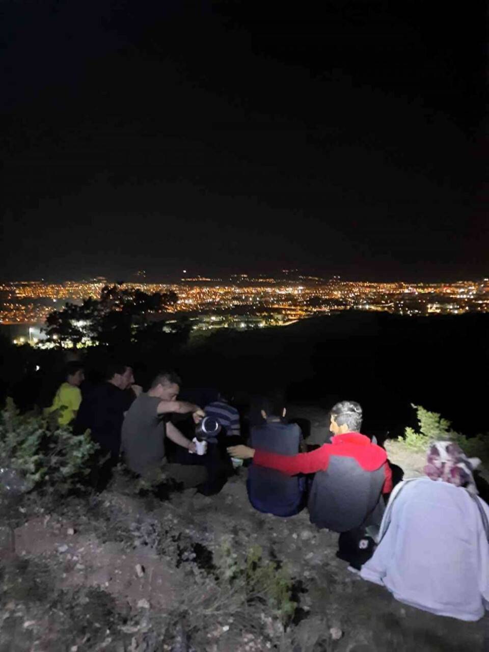 Doğa tutkunları soğuk havaya aldırış etmedi