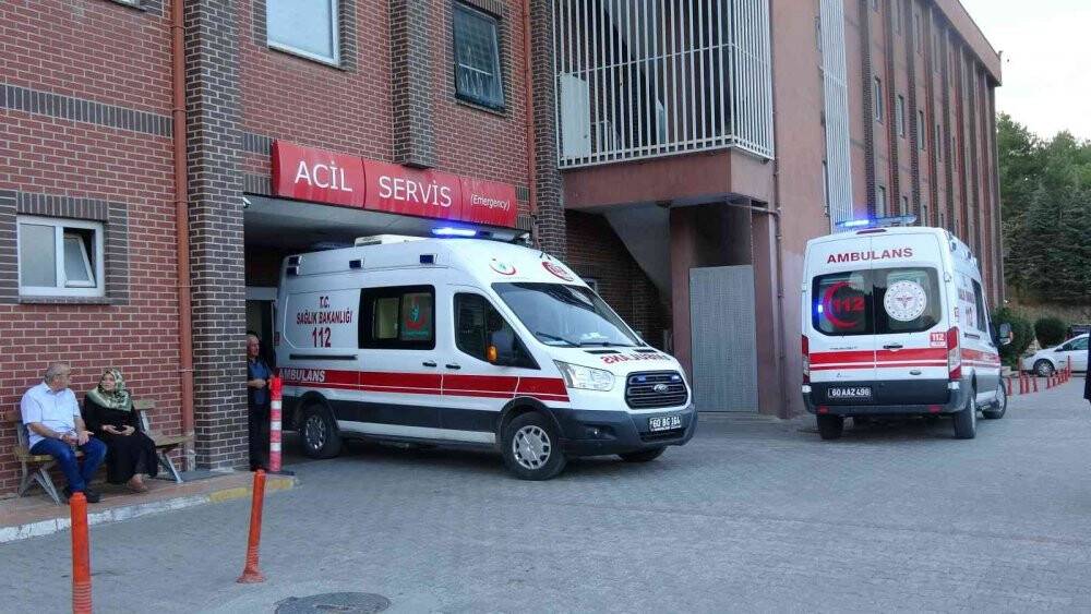 Hurdacıda yangın tüpü patladı: 1 yaralı